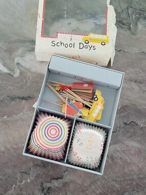 Target School Days Cupcake Topper and Liner Set - Yellow & Multicolor